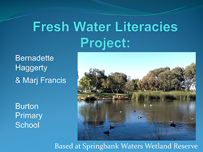 Fresh Water Literacies Project – Burton Primary School